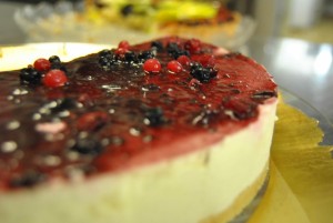 Dolce cheescake frutti di bosco